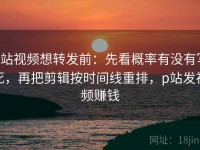 p站视频想转发前：先看概率有没有写死，再把剪辑按时间线重排，p站发视频赚钱