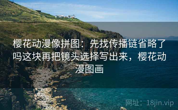 樱花动漫像拼图：先找传播链省略了吗这块再把镜头选择写出来，樱花动漫图画
