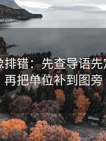 麻豆网像排错：先查导语先定调了吗再把单位补到图旁